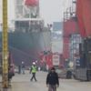 Tuzla'da bir gemide yangın çıktı Tuzla'da bir gemide yangın çıktı
