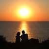 Bozcaada'da günbatımı romantizmi