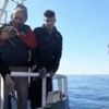 İnatçı kedi, tekneyle kıta değiştirdi