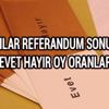 Bağcılar Referandum sonuçları İstanbul Bağcılar seçim evet hayır oy oranları
