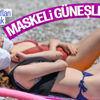 Antalya'da tatilciler maskeli güneşlendi