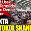 ﻿Uşakta protokol skandalı