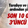 Alkollü sürücü kaçarken kaza yaptı