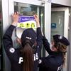 Nazilli polisi sosyal mesafeye dikkat çekti