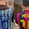 Poşetten Messi forması yapan çocuk ortaya çıktı Poşetten Messi forması yapan çocuk ortaya çıktı