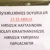 “Hırsızlık haftası” için kampanya “Hırsızlık haftası” için kampanya