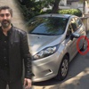 Polat Alemdar hayranları Özgür Teke'nin arabasının lastiklerini patlattı Polat Alemdar hayranları Özgür Teke'nin arabasının lastiklerini patlattı