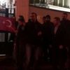 Ankara da Yunanistan Büyükelçiliği önünde bayrak ...