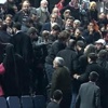 AKP kongresindeki Berkin Elvan pankartına tutuklama AKP kongresindeki Berkin Elvan pankartına tutuklama