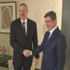 Azeri Cumhurbaşkanı Aliyev ile görüştü Azeri Cumhurbaşkanı Aliyev ile görüştü