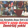 Meclis'te Atatürk'e saygı duruşunda Demirtaş yoktu