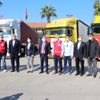 Adana dan İzmir e yardım tırları yola çıktı