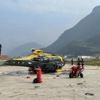 İtalya'da helikopter havalanırken kaza yaptı!