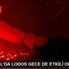 İSTANBUL DA LODOS GECE DE ETKİLİ OLUYOR