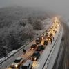 Zonguldak-İstanbul karayolu ulaşıma kapandı Zonguldak-İstanbul karayolu ulaşıma kapandı