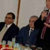 KKTC'de Türk bayrağı sofra bezi gibi kullanıldı KKTC'de Türk bayrağı sofra bezi gibi kullanıldı