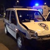 İhbara giderken kaza yaptılar: 2 yaralı İhbara giderken kaza yaptılar: 2 yaralı
