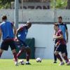 Trabzonspor idmanında iki sakatlık Trabzonspor idmanında iki sakatlık