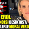 ﻿Esra Erol maç öncesi Beşiktaş'a bu sözlerle moral verdi! Formasını giyip de seslendi