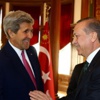 Cumhurbaşkanı Erdoğan, ABD Dışişleri Bakanı Kerry'i kabul etti (3)