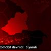 Kars ta otomobil devrildi: 3 yaralı Kars ta otomobil devrildi: 3 yaralı
