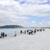 Salda Gölü'ne ziyaretçi akını