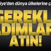 Son dakika: Türkiye'den dünyaya provokatif saldırılara karşı gerekli adımları atma çağrısı Son dakika: Türkiye'den dünyaya provokatif saldırılara karşı gerekli adımları atma çağrısı