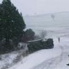 Tekirdağ'da askeri araç devrildi Tekirdağ'da askeri araç devrildi