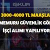 Üniversitelere 3000-4000 TL maaşla büro memuru, güvenlik görevlisi ve işçi alımı başvuru şartları nedir? İşte güncel İŞKUR ilanları...