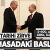 Başkan Erdoğan ile Putin arasında Soçi'de tarihi zirve: İşte masadaki konular