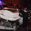 Minibüs ile otomobil çarpıştı;sürücüler ağır yaralı Minibüs ile otomobil çarpıştı;sürücüler ağır yaralı