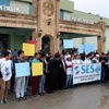 Şırnak'ta tayin protestosu Şırnak'ta tayin protestosu