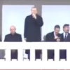 Cumhurbaşkanı Erdoğan'dan bir ilk: Saray'ın balkonundan konuştu Cumhurbaşkanı Erdoğan'dan bir ilk: Saray'ın balkonundan konuştu