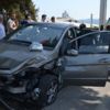 Sollamak istediği araca çarptı: 4 yaralı Sollamak istediği araca çarptı: 4 yaralı