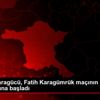 MKE Ankaragücü, Fatih Karagümrük maçının hazırlıklarına ...