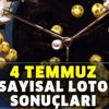 4 Temmuz Sayısal Loto çekiliş sonuçları ve haftanın kazanan numaraları duyuruldu!