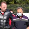 Beşiktaş ta başkan Ahmet Nur Çebi, futbol takımıyla ...