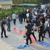 MEB önünde boyalı eyleme 19 gözaltı MEB önünde boyalı eyleme 19 gözaltı