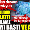 ﻿Teknoloji devinden duvardan duvara televizyon. Cem Yılmaz parayı bastı ve aldı