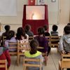Koronavirüs önlemlerini öğrencilere Karagöz oyunu ile öğretiyor Koronavirüs önlemlerini öğrencilere Karagöz oyunu ile öğretiyor