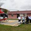 Yaralanan motosiklet sürücüsü için helikopter havalandı Yaralanan motosiklet sürücüsü için helikopter havalandı