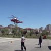 KAYSERİ Hızarla kolunu kesti, ambulans helikopterle ...