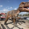 AOÇ Kavşağı'na dinozor heykeli AOÇ Kavşağı'na dinozor heykeli
