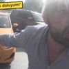 Ankara'da otomobil durağa daldı Ankara'da otomobil durağa daldı