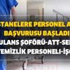 Hastanelere personel alımı başvurusu işçi ve personel alımı başvuru şartları (ambulans şoförü-att-sekreter-temizlik personeli-işçi)