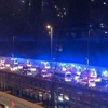 Boğaziçi Köprüsü'nde onlarca ambulans Boğaziçi Köprüsü'nde onlarca ambulans