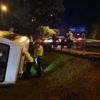 Güvenlik görevlilerini taşıyan minibüs devrildi: 6 yaralı Güvenlik görevlilerini taşıyan minibüs devrildi: 6 yaralı