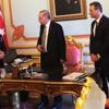 Futbolcular Erdoğan'la görüştü! Futbolcular Erdoğan'la görüştü!