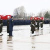 Şehitlerimizi uğurladık