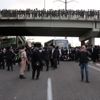 İsrail polisinden Ultra-Ortodoks Yahudilerin gösterisine ...